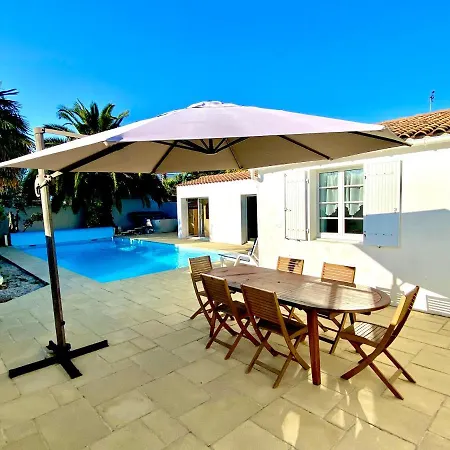 Acacias Belle Maison Avec Piscine Chauffee, Et Sauna Rivedoux-Plage